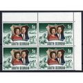 South Georgia Sg36 1972 RSW 5p block of 4 MNH (...