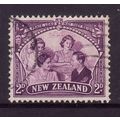 NEW ZEALAND 1946 SG670 2d PURPLE THE ROYAL FAMI...