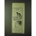1900 Cleveland Bicycles Ad - The pleasure of cy...