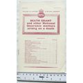 1960 booklet Death Grant & Other National Insur...