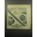 1951 Raymond C. Yard Jewelry Ad - Diamonds