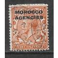 MOROCCO AGENCIES SG44 KG5 BRITISH CURRENCY used...