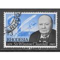 RHODESIA 1965 QE2 WINSTON CHURCHILL 1/3d BIG BE...