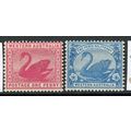 Western Australia 1898 sg112,114 - MH