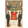German Metallic Gold Army Military Shield 13 Gr...