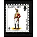 GUERNSEY 1974 SG 105 4p OFFICER 1822 EAST REGIM...