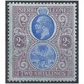 Sierra Leone 1912 SG125 2/- Blue & Purple/Blue ...