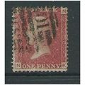 victoria penny 1d red used plate 80 nk sg43 43