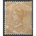 Jamaica 1883 SG23a 6d Orange-Yellow Mounted Min...