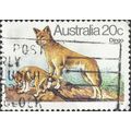 AUSTRALIA, DOGS, Dingo, white 1980, 20c, #2
