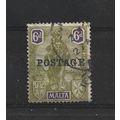 Malta.SG149 3d Black/Yellow.Fine Used.Apr25e