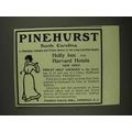 1903 Pinehurst North Carolina Ad - A Charming R...