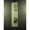 1931 United States Lines Ad - New reduced fares...