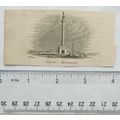 1870s small engraving of Nelson's Monument, Gre...