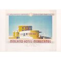 Midland Hotel Morecambe 1933 Poster Postcard