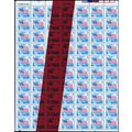 2278, Red Tape Splice on Block of 70 Stamps Eye...