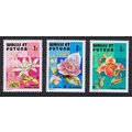 Wallis and Futuna Flowers 3v 1982 MNH SG#392-39...