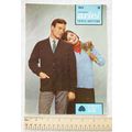 Vintage: Patons 0944 his & hers cardigans, trip...