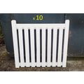 10 - WOODEN GARDEN GATES, SIZE 39 1/2" x 36" WH...