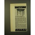 1961 Lloyds Furniture Advertisement - Extension...