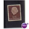 NETHERLANDS 1953 QUEEN JULIANA 10C COIL F/U SG775C