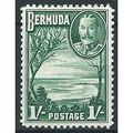 Bermuda 1936 SG105 1/- Green Mounted Mint .. ..