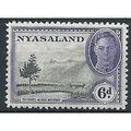 Nyasaland 1945 SG150 6d Black & Violet Mounted ...
