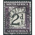 South Africa 1933 D23 2d Black & Deep Purple Po...
