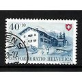 SWITZERLAND 1949 NATIONAL FETE 40c + 10c BLUE P...