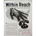 AMERICAN TELEPHONE TELEGRAPH 1934 within reach ...