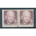 1402 8c Dwight Eisenhower Barely Clears MNH CLP...