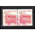 Used 2452 5c Circus Wagon Fine CNP Left 1 PA1112