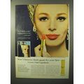 1964 Cover Girl Lipstick Ad - Glamour Good For ...