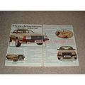 1982 2pg Austin Ambassador VandenPlas Car Ad - NICE!