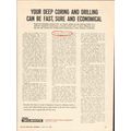 MILWHITE MUD SALES COMPANY 1962 coring drilling...