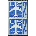 C52, Mint VF NH Small Holes Coil Line Pair CV $...