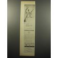1955 Orrefors Sprial Crystal Stemware Advertisement
