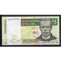 MALAWI BILLET DE BANQUE 5 KWACHA 2005 PICK 65D ...