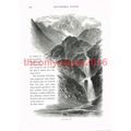 Cascade D'Oo, Haute Garonne, France, Book Illus...
