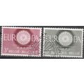 Belgique 1960 Michel 1209 - 1210 O Cote (2008) ...