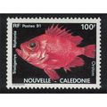 New Caledonia Japanese Bigeye Fish 100f 1991 MN...