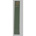 Vintage: green leather bookmark - Colwyn Bay