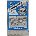 1989 programme Warrington v, Hull Kingston Rovers