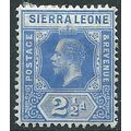 Sierra Leone 1917 SG116a 2 1/2d Ultramarine Mou...