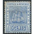 British Guiana 1891 SG214 5c Ultramarine Mounte...