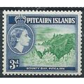 Pitcairn Islands 1957 SG22 3d Emerald & Deep Ul...