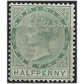 Dominica 1886 SG20 1/2d Dull Green Mounted Mint...