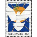 AUSTRALIA, International Year of Peace, blue 19...