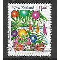 NEW ZEALAND 1993 CHRISTMAS $1 SAILBOARDS & BAUB...