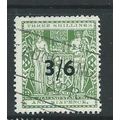 a new zealand stamps sgf212 sg f212 used surcha...